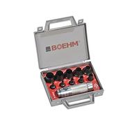 BOEHM Set di fustelle con teste intercambiabili in valigetta, Campo di taglio: 3-20 mm Quantità:1
