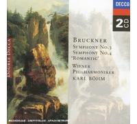 Böhm,K. - Bruckner : Symphonies n° 3 et n° 4 - Orchestre Philharmonique de Vienne, Karl Böhm