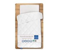 Böhmerwald 559601-20 Coperta Estiva in Lana di Cammello, con trapuntatura Sagomata, 155 x 220 cm