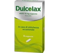 Boehringer Ing.Anim.H.It. - Dulcolax Adulti 10 mg - Trattamento Contro La Stitichezza Occasionale 6 Supposte