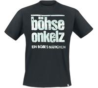 Böhse Onkelz Ein böses Märchen Uomo T-Shirt Nero L 100% Cotone Regular