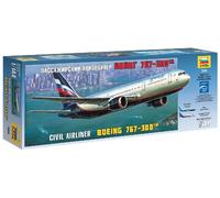 Boeing 767-300 Civil Airliner 1:144 Plastic Model Kit ZVEZDA