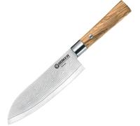 Böker Manufaktur Solingen 130437DAM Santoku coltello damasco 17,2 cm marrone