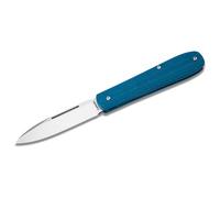 Böker Manufaktur Solingen - Coffin Denim Micarta - Coltelli Klinge 8 cm blu/bianco