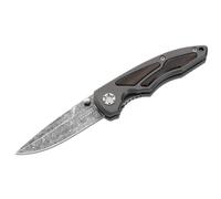 Böker Tasche und Küchenmesser Klinge Leopard-damast Coltello, 110084DAM Unisex-Adulto, Black, Standard