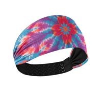 Boemia Colorato Tie-dye di Raffreddamento fascia larga Elastici fasce per il sudore per la testa per Yoga Palestra lavaggio viso cintas para el pelo de mujer