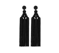 Boemia Strati Tessuti A Mano Lungo Fringe Nappa Orecchini Pendenti per Le Donne Boho Colorato Tiered Filo Perline Grandi Grandi Dichiarazione Dichiarazione Orecchini Etnici Vac, 5.5 x 1.2 Inch