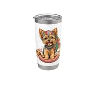 Boemo dello Yorkshire Terrier per le mamme Yorkie Bicchiere termico in acciaio inox doppia parete