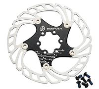Boenoea Disco Freno a Disco per Bicicletta 140mm 160mm 180mm 203mm Disco Freno per Bicicletta Disco Freno flottante Blocco,(6 bulloni)
