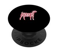 Boer Goat show Pink Leopard for Boer Goat show mom PopSockets PopGrip Adesivo