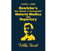 BOERICKE'S NEW MANUAL(COLL ED)