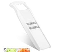 Börner Roko PowerLine Grattugia Julienne - Strisce Sottili - Bianco | Per Verdure Crude - Taglio 1,5 mm - Lame Bilaterali in Acciaio Inox - Manico Ergonomico - Senza BPA - Made in Germany