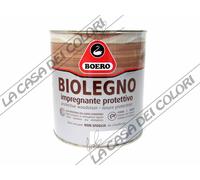 BOERO - BIOLEGNO - 0,750 lt - TINTE CARTELLA - IMPREGNANTE PROTETTIVO PER LEGNO