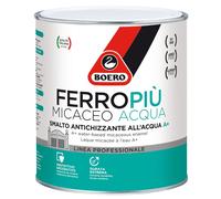 BOERO - FERROPIU GRIGIO CHIARO GRANA GROSSA 0.75 LITRI SMALTO ANTICORROSIVO PER