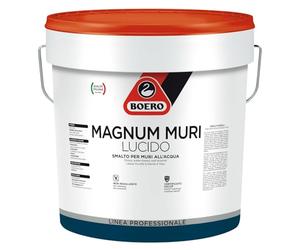 BOERO MAGNUM MURI LUCIDO BIANCO SMALTO PER MURI ALLACQUA 4 LITRI