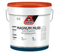 BOERO - MAGNUM MURI SATINATO SMALTO MURALE ALL'ACQUA BASE BI LT 3.6