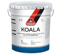 BOERO Pittura Koala BZ 349.505 LT 5 Acquerello Bianca Satinato Superlavabile Interno/Esterno