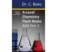 Boes A-Level Chemistry Flash Notes AQA Year 2 (Tascabile)