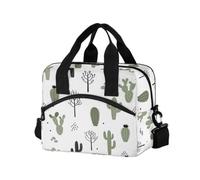 BOESI Borsa termica per il pranzo con cactus del deserto, 10 l, borsa termica a tracolla