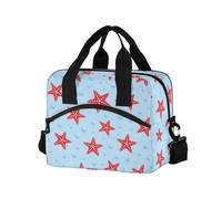 BOESI Red Sea Star - Borsa termica per il pranzo, 10 l, a tracolla