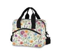 BOESI Summer Bouquet Borsa termica per il pranzo 10L, borsa termica a tracolla