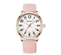 BOFAN Orologio analogico al quarzo giapponese da donna con cinturino in silicone BF001