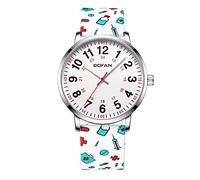BOFAN Orologio analogico giapponese al quarzo da ragazza con cinturino in silicone BF001