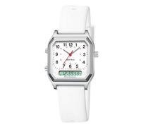 BOFAN Orologio da infermiere doppio display per infermieri, professionisti medici, studenti, donne, uomini, 24 ore con lancetta dei secondi, data, sveglia, cronometro, cinturino in silicone morbido e