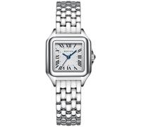 BOFAN Piccolo orologio da polso da donna, color oro, facile da leggere, al quarzo, con cinturino in acciaio inossidabile, quadrante romano, resistente all'acqua, cinturino regolabile incluso