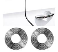 Bofanze 2 Pezzi Protezione Portiera Auto a Forma di U Argento 10M