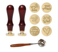 Bofanze 6 Pezzi Kit Timbri Sigillo per Ceralacca Timbri per Ceralacca Lettere/Cuore Timbro per Ceralacca Personalizzato Timbro per Ceralacca Matrimonio Timbro per Sigillo di Cera per Buste e Inviti