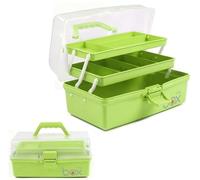 Boffett Scatola medicinali,porta medicine casa scatola, Armadio multifunzione per medicinali con scatole, perfetto per attrezzi, materiale fai da te e kit di pronto soccorso (Verde)