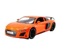 BOFSMXXNP Modellino auto scala 1:24 For Audi R8 V10 Plus Track Version Modello Di Auto Sportiva In Lega Con Suono E Luci Con Porte Apribili Modellino auto lega(10)