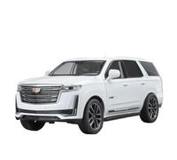 BOFSMXXNP Modellino auto scala 1:24 For Cadillac Escalade SUV Modello In Lega Pressofusa Con Decorazione Hobby Pull-back, Ornamenti Squisiti Modellino auto lega(White box)