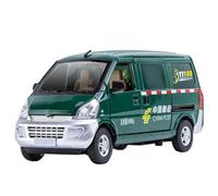 BOFSMXXNP Modellino auto scala 1:24 For Il Modello Di Auto In Lega Pressofusa Con Suono E Luce Dell'ufficio Postale Del Furgone Wuling Rongguang Modellino auto lega(Green With box)