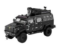 BOFSMXXNP Modellino auto scala 1:24 For La Simulazione Fusione Lega Un Modello Auto Blindata Fuoristrada Prova Esplosione Della Tigre Dai Denti A Sciabola Modellino auto lega(Black box)