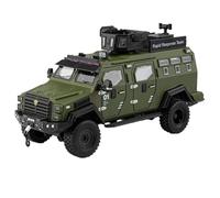 BOFSMXXNP Modellino auto scala 1:24 For La Simulazione Fusione Lega Un Modello Auto Blindata Fuoristrada Prova Esplosione Della Tigre Dai Denti A Sciabola Modellino auto lega(Green box)