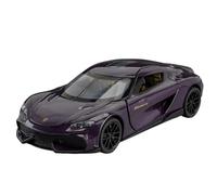 BOFSMXXNP Modellino auto scala 1:32 For Gem Age Mega-GT Gemini Alloy Mini Car Modello Di Auto In Metallo Pressofuso In Scala Con Suono E Luce Modellino auto lega(Purple Box)