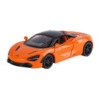 BOFSMXXNP Modellino auto scala 1:32 For La Supersportiva McLaren 720S, Modello In Lega, Modello Pressofuso, Modello In Scala Di Simulazione Modellino auto lega(Orange with box)