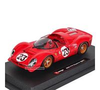 BOFSMXXNP Modellino auto scala Modello Di Auto Pressofusa In Lega Ferrari 499P LMH FORMULA RACING 488 250GTO FXXK 458 In Scala 1:24 Modellino auto lega(330 P4)