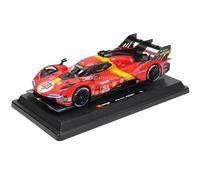 BOFSMXXNP Modellino auto scala Modello Di Auto Pressofusa In Lega Ferrari 499P LMH FORMULA RACING 488 250GTO FXXK 458 In Scala 1:24 Modellino auto lega(499P LMH)
