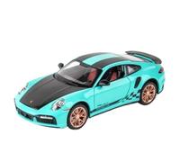 BOFSMXXNP Modellino auto scala Modello In Lega Di Auto Sportiva Porsche 911 GTR CSR2 In Miniatura, Scala 1:24, In Metallo Pressofuso, Con Volante. Modellino auto lega(911 Green)
