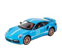 BOFSMXXNP Modellino auto scala Modello In Lega Di Auto Sportiva Porsche 911 GTR CSR2 In Miniatura, Scala 1:24, In Metallo Pressofuso, Con Volante. Modellino auto lega(911 Blue)