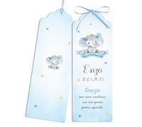 BOFUNX 30pcs Segnaposto Battesimo Bambini Segnalibri Segnaposto Battesimo Segnaposto Cartellini Battesimo Ringraziamento Bomboniere Decorazione Tavolo Bigliettini Inviti