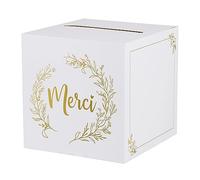 BOFUNX Scatola di Carte di Nozze in Carta Scatola per Biglietti di Nozze per Regalo Matrimonio Compleanno Baby Shower Laurea Anniversario Ricevimento