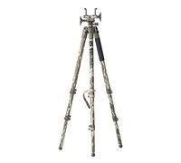 BOG DeathGrip Mossy Oak Bottomland Camo Treppiede con telaio in alluminio resistente design leggero stabile livello di bolla gambe regolabili e funzionamento a mani libere per caccia tiro e all'aperto