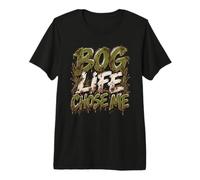 Bog Life Chose Me Snorkel Bogs Lo Snorkeling nelle paludi Maglietta Premium