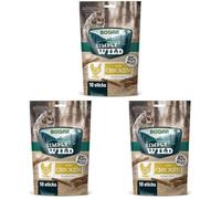 Bogar - Simply Wild - Snack gatti - Cibo per gatti - Integratore alla normale alimentazione - Stick gatto gusto Pollo appetitoso - Per i momenti di interazione - 50g (Confezione da 3)