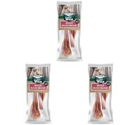 Bogar - Simply Wild - Snack per cani - Cibo per cani - Integratori a forma di mezzo osso di prosciutto x2-100% maiale essiccato - Masticativi con funzione di premietti per il tuo cane