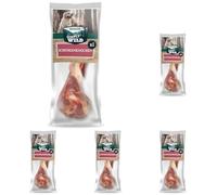 Bogar - Simply Wild - Snack per cani - Cibo per cani - Masticativi a forma di osso di prosciutto - 100% femore di maiale essiccato - Ideali anche come premietti per il tuo cane (Confezione da 5)